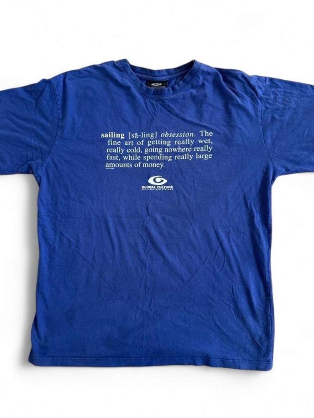 Vintage Global Culture New Zealand Sailing Definition Shirt